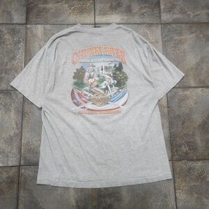 Vintage Y2K Harley Davidson Men's XL Chunky River Meridian General Lee T Shirt